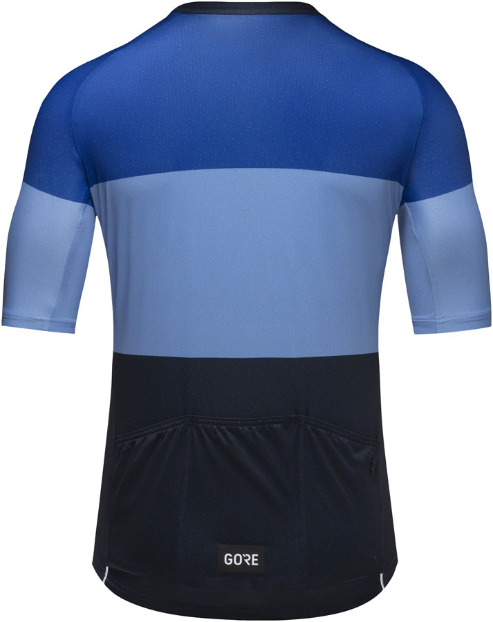 Gorewear Spirit Stripes Jersey - Ultramarine Blue/Scrub Blue Mens 2X-Large