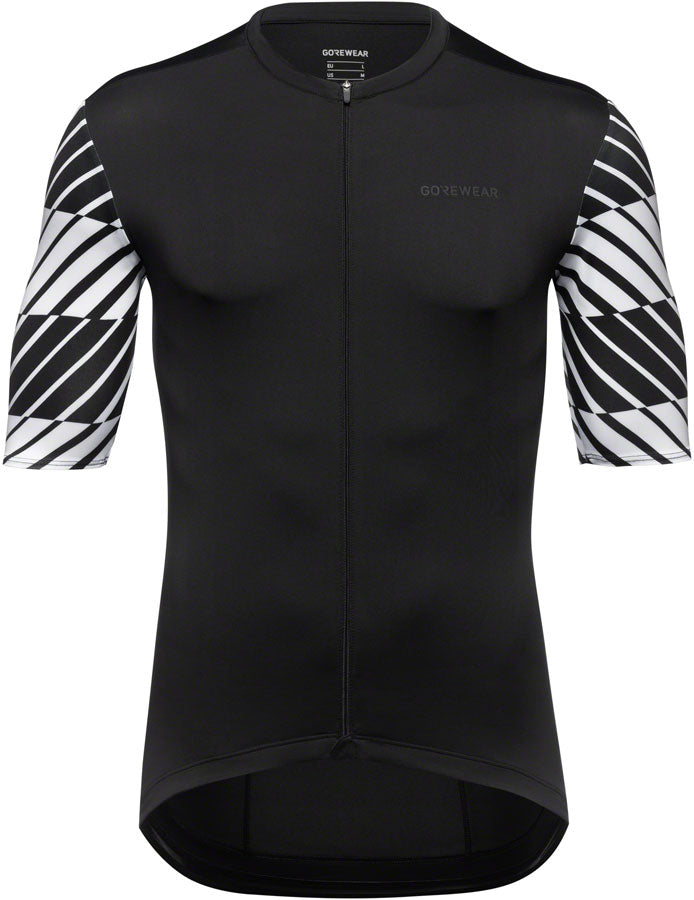 Gorewear Swiftride Optical Jersey - Black/White Mens X-Large