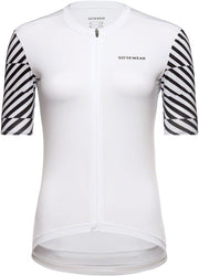 Gorewear Swiftride Optical Jersey - White/Black Womens X-Large