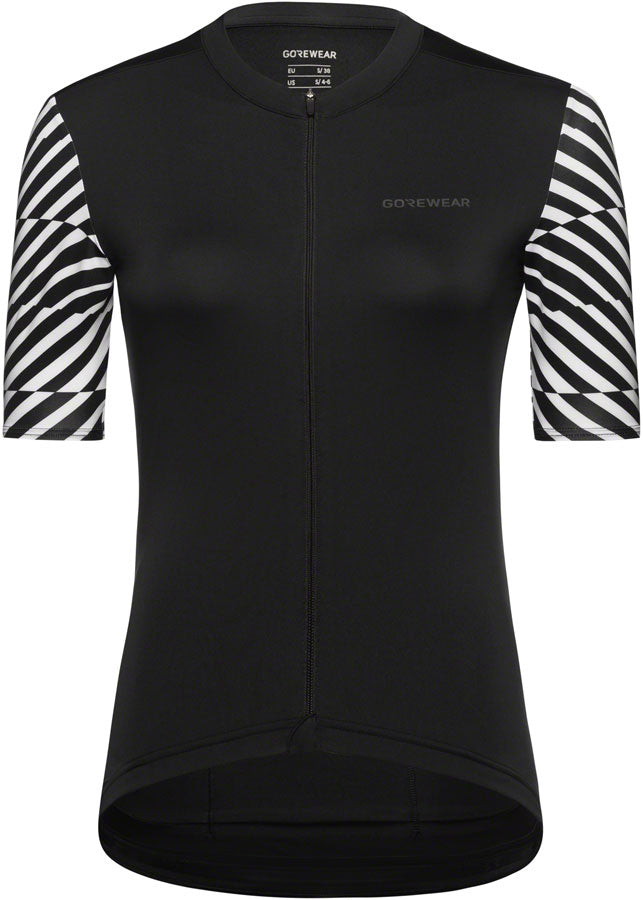 Gorewear Swiftride Optical Jersey - Black/White Womens X-Small