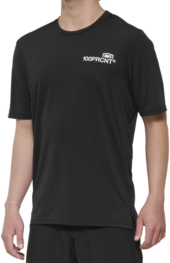100% Airmatic Short Sleeve Jersey - Black Mens X-Large