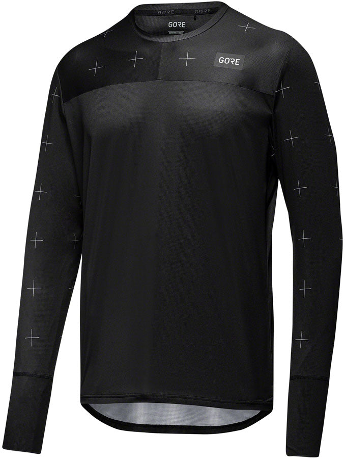 Gorewear Trail KPR Daily Jersey - Long Sleeve Black Mens Large