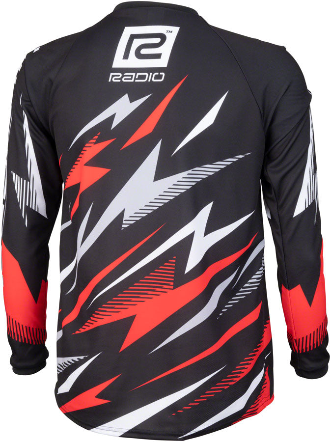 Radio Lightning BMX Race Jersey - Red Long Sleeve Mens X-Small