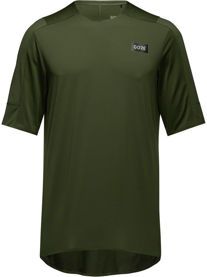 Gorewear Trail KPR Tech Jersey - Utility Green Mens Medium