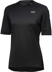 Gorewear Trail KPR Tech Jersey - Black Womens Large