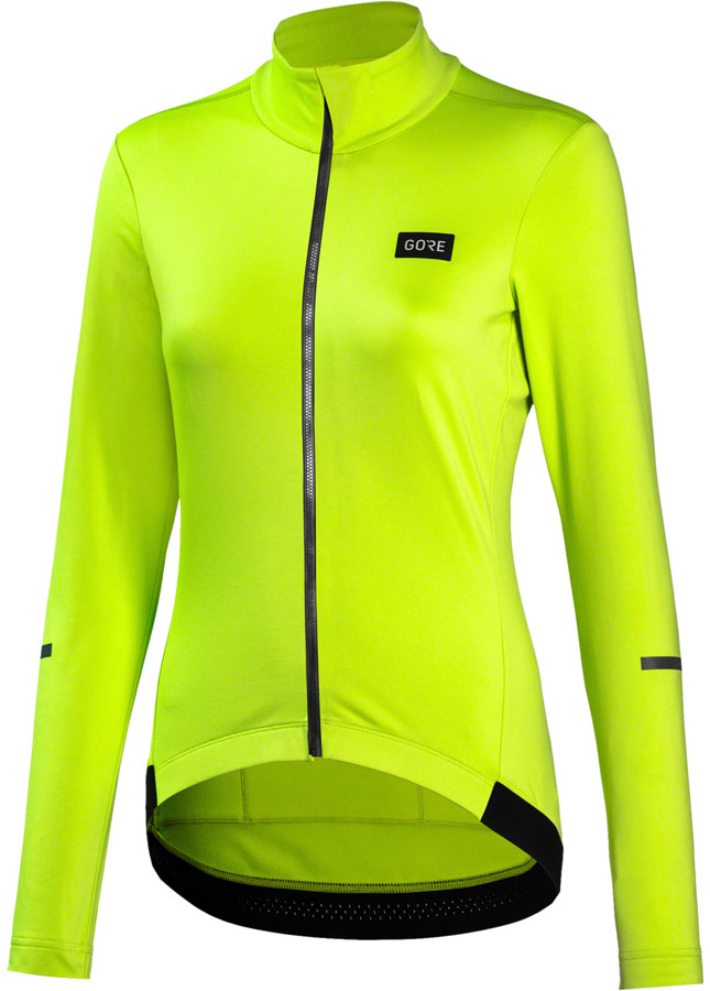 Gorewear Progress Thermo Jersey - Neon Yellow Womens Large