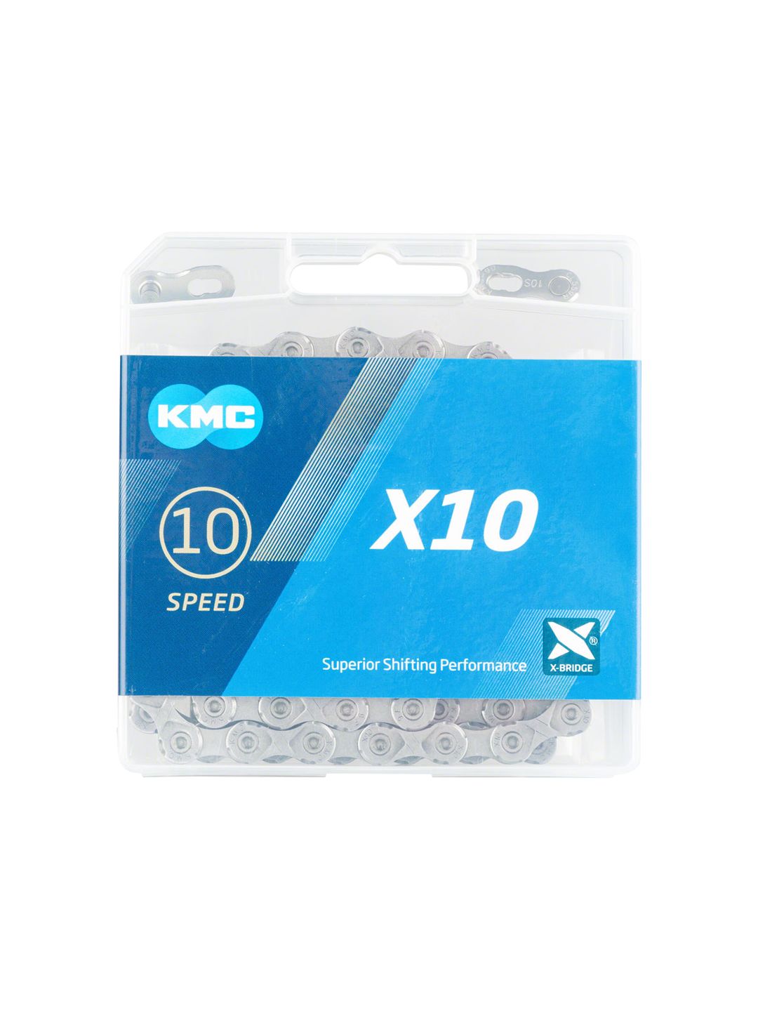 KMC X10 Chain - 10-Speed 116 Links Gray