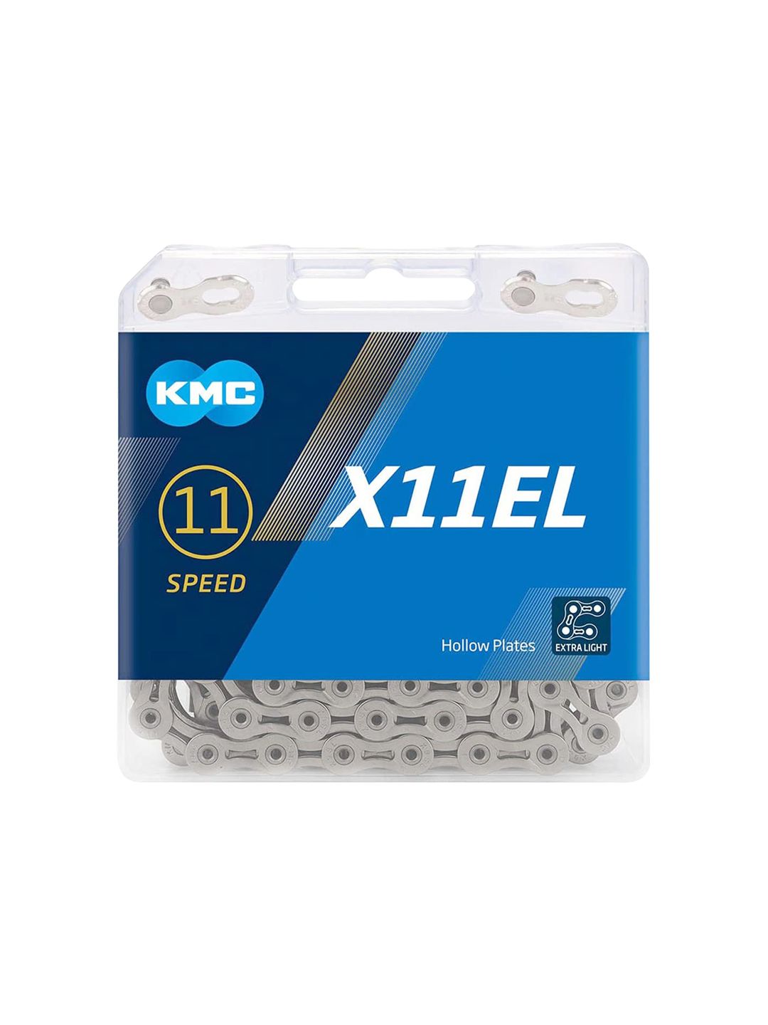 KMC X11EL Extra Light Chain - 11-Speed 118 Links  Silver