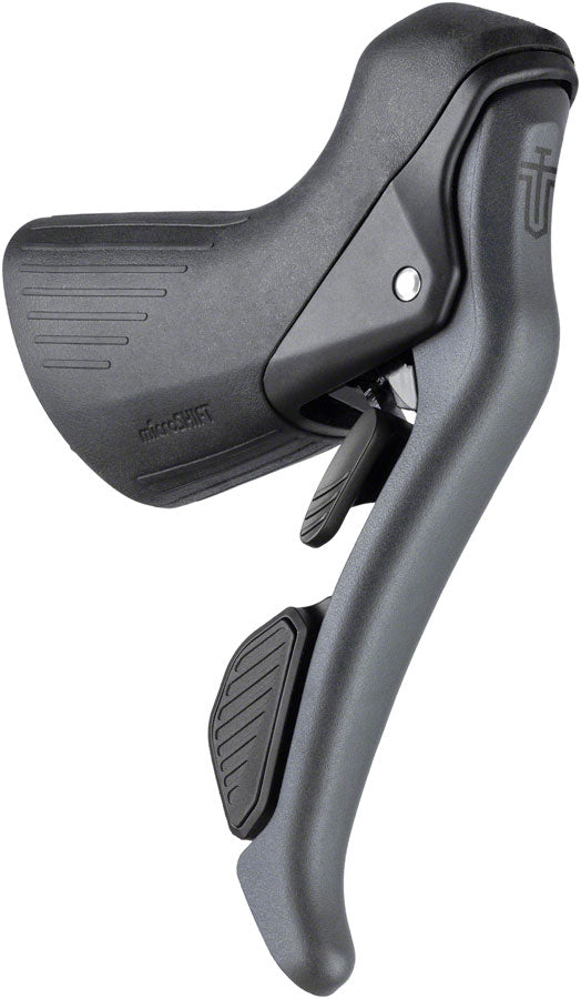 microSHIFT Sword Drop Bar Shifter/Brake Lever Set - 2x 10-Speed Sword Compatible Gray