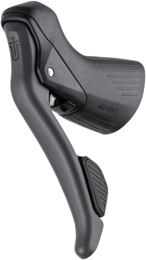 microSHIFT Sword Left Drop Bar Brake Lever Intergrated Dropper Remote - Gray