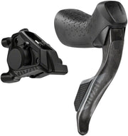 SRAM Rival eTap AXS HRD Shift/Brake Lever Hydraulic Disc Caliper - Right/Rear Flat Mount 20mm Offset 1800mm Hose BLK E1