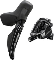 Shimano 105 ST-R7170-RE Di2 Shift/Brake Lever BR-R7170 Hydraulic Disc Brake Caliper - Rear 12-Speed Flat Mount BLK