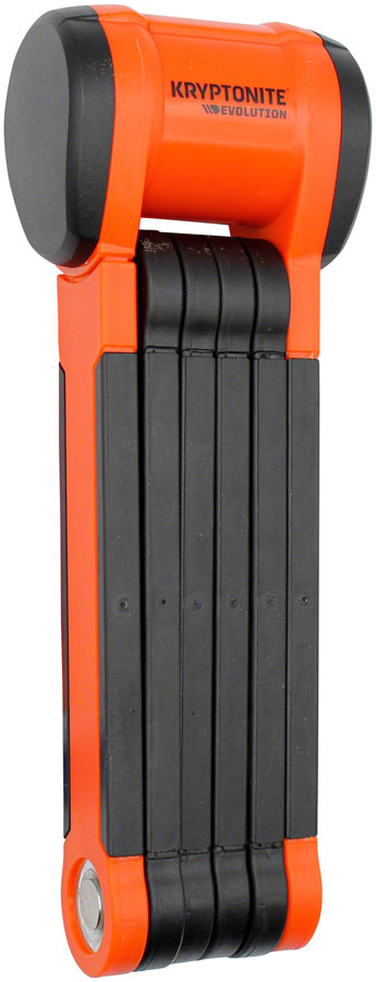 Kryptonite Evolution 790 Folding Lock - 90cm Keyed Inludes Click Tight Bracket BLK/Orange