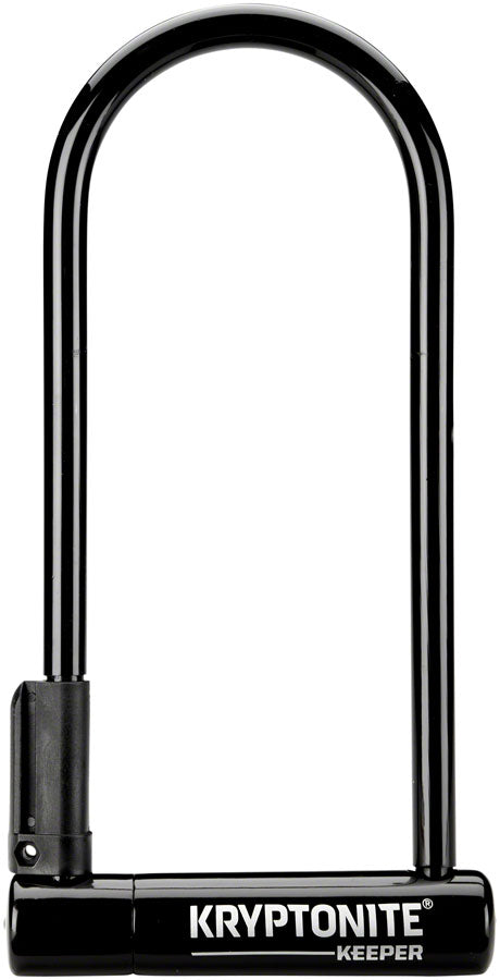 Kryptonite Keeper U-Lock - 4 x 10" Keyed Black Includes bracket