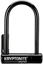 Kryptonite Keeper U-Lock - 3.25 x 6" Keyed Black Includes bracket