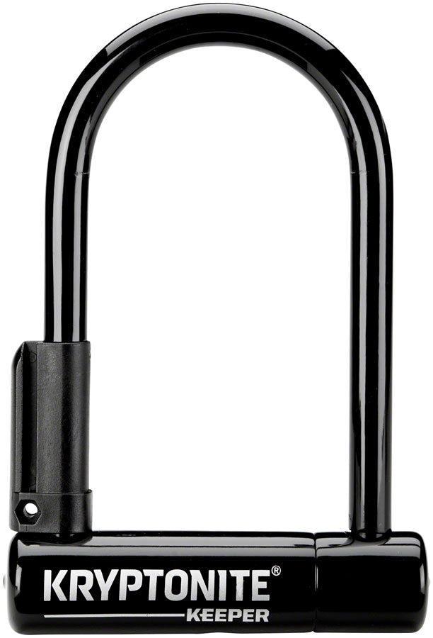 Kryptonite Keeper U-Lock - 3.25 x 6" Keyed Black Includes bracket