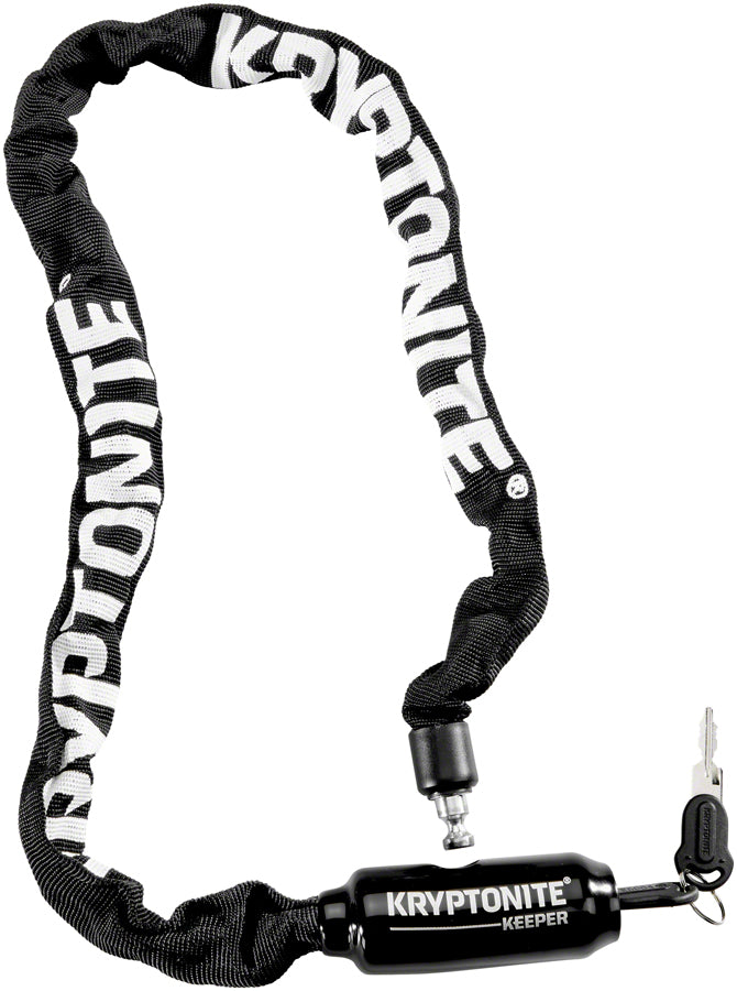 Kryptonite Keeper 585 Integrated Chain Lock - 85cm (2.8') 5mm Keyed Black