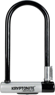 Kryptonite KryptoLok U-Lock - 4 x 9" Keyed Black Includes bracket