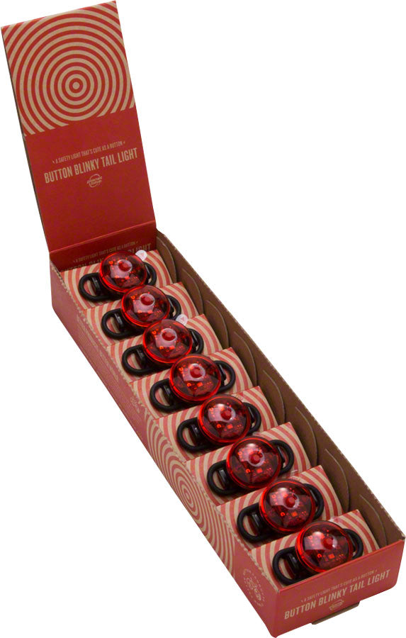 Planet Bike Button Blinky Taillight: Box of 8
