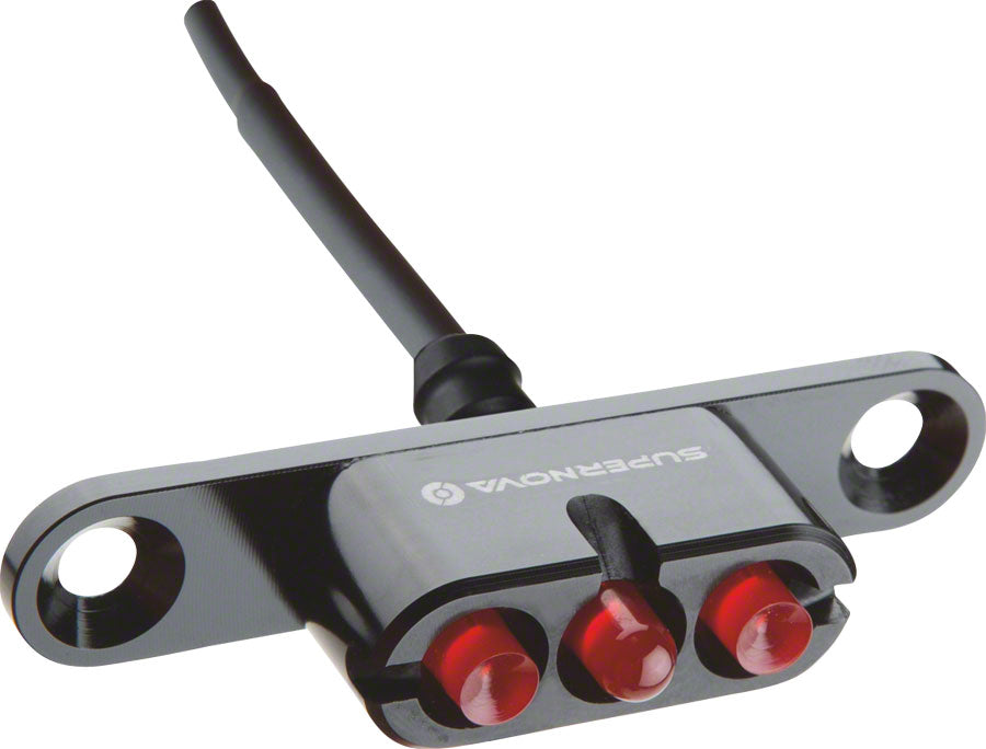 Supernova E3 2 Taillight: Bolt Mount AC Current Black