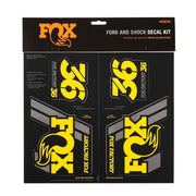 FOX Heritage Decal Kit for Forks and Shocks Yellow