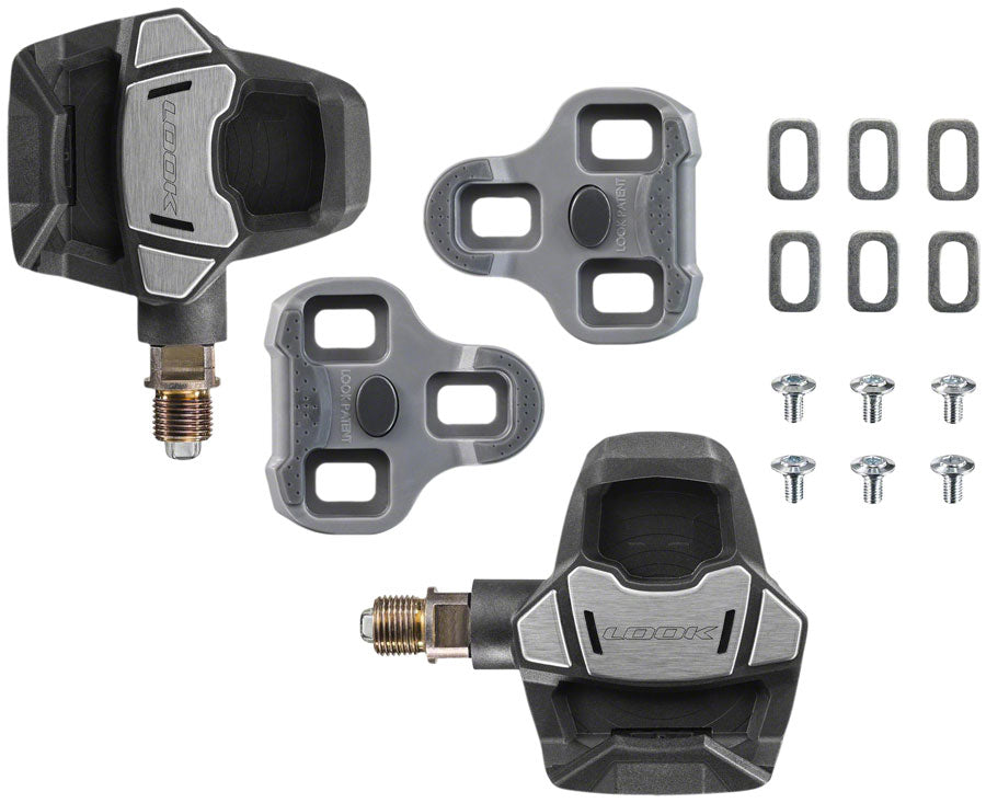 LOOK KEO BLADE Carbon Dual Power Pedals - Single Sided Clipless Chromoly 9/16" BLK 12Nm