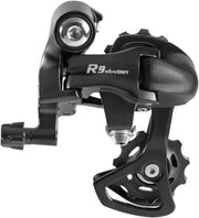 microSHIFT R9 Rear Derailleur - 9-Speed Short Cage Shimano Road Compatible BLK