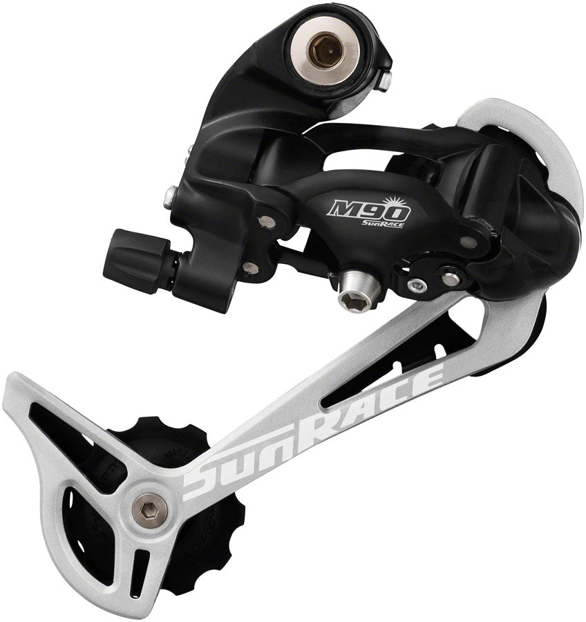 SunRace M91 Rear Derailleur - 9-Speed Long Cage Black