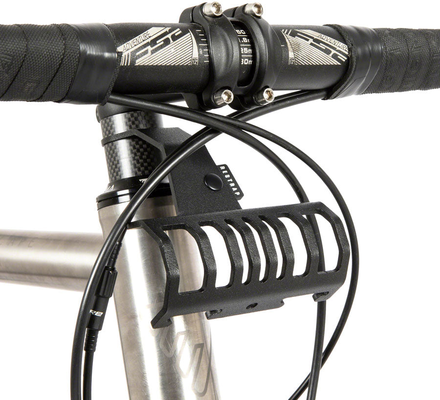 Restrap Bumper Bar Bag/Accessory Mount - Fits 1-1/8" Threadless Steerer Tubes BLK