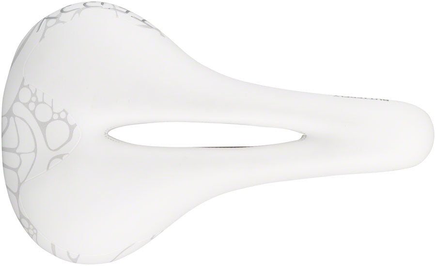 Terry Butterfly Chromoly Saddle - Chromoly White Womens