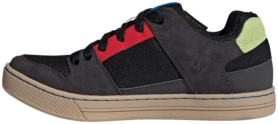 Five Ten Freerider Flat Shoes - Mens Core Black/Carbon/Pulse Lime 8