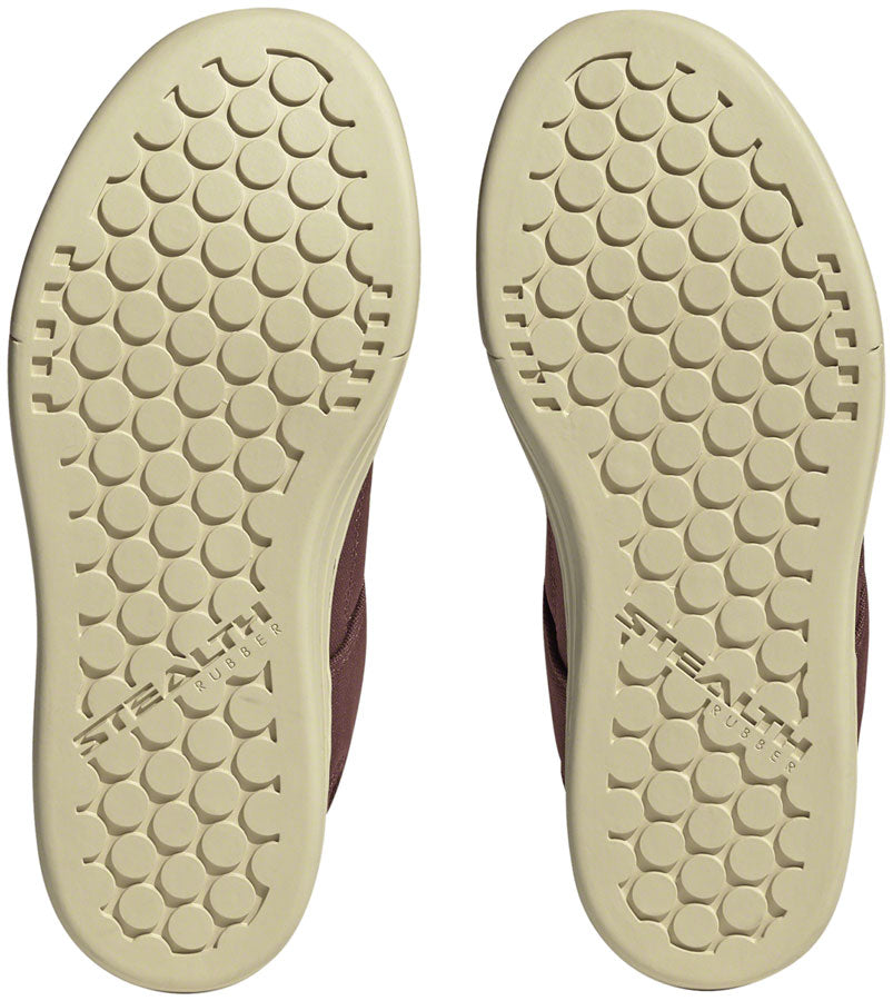 Five Ten Freerider Canvas Flat Shoes - Womens Quiet Crimson/Core Pulse Lime 9