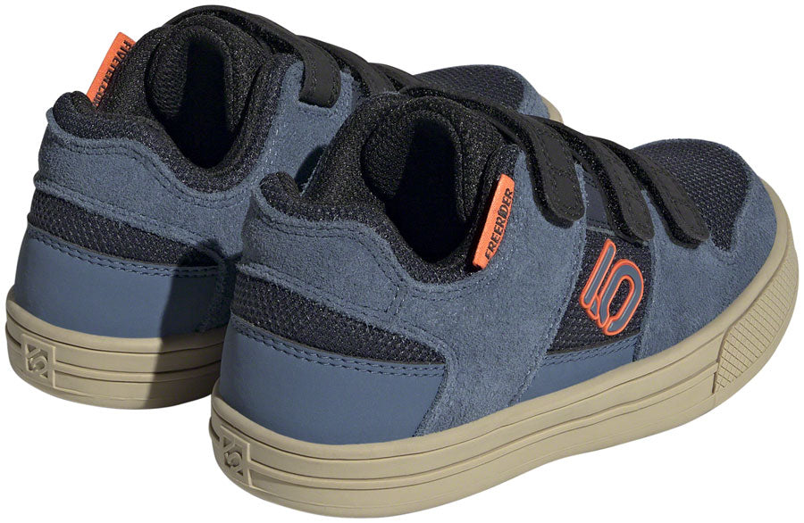 Five Ten Freerider VCS Flat Shoes - Kids Legend Ink/Wonder Steel/Impact Orange 5.5
