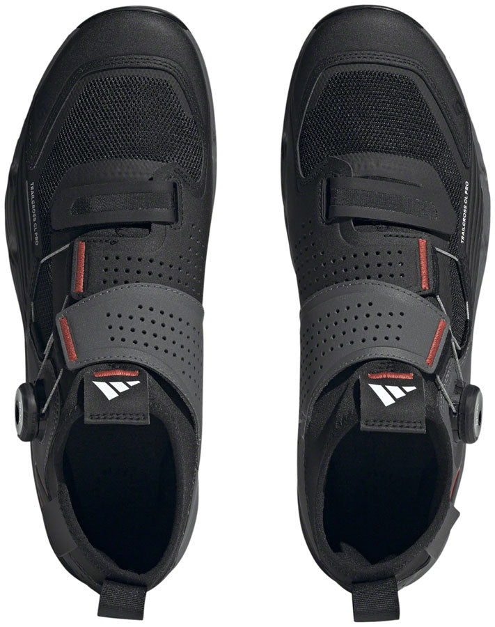 Five Ten Trailcross Pro Mountain Clipless Shoes - Mens Gray Five/Core BLK/Red 9