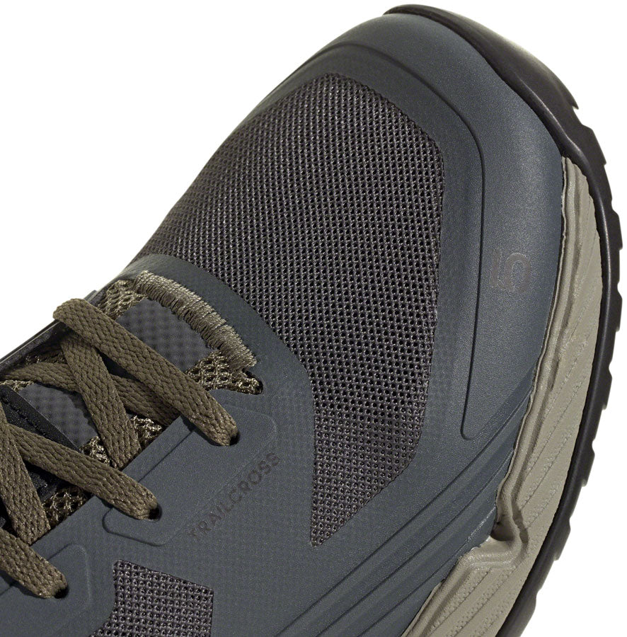Five Ten Trailcross XT Flat Shoes - Mens Gray Six/Core BLK/Olive Strata 7.5