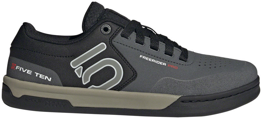 Five Ten Freerider Pro Flat Shoes - Mens Gray Six/Silver Pebble/Core BLK 9.5