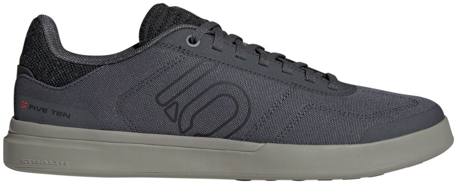 Five Ten Sleuth DLX Canvas Flat Shoes - Mens Gray Six/Core BLK/Olive Strata 7.5