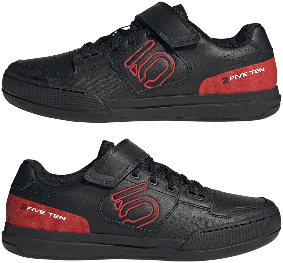 Five Ten Hellcat Mountain Clipless Shoes - Mens Core BLK/Red/FTWR White 8.5