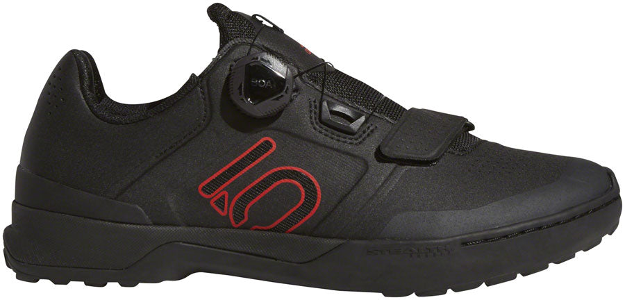 Five Ten Kestrel Pro BOA Mountain Clipless Mountain Clipless Shoes - Mens Core BLK / Red / Gray Six 13