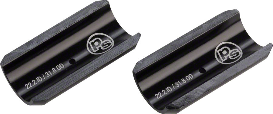 Problem Solvers Handlebar Shim 22.2 to 31.8mm 60mm length Black