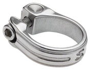 Surly Stainless Seatpost Clamp - 33.1mm Bolt-On Silver