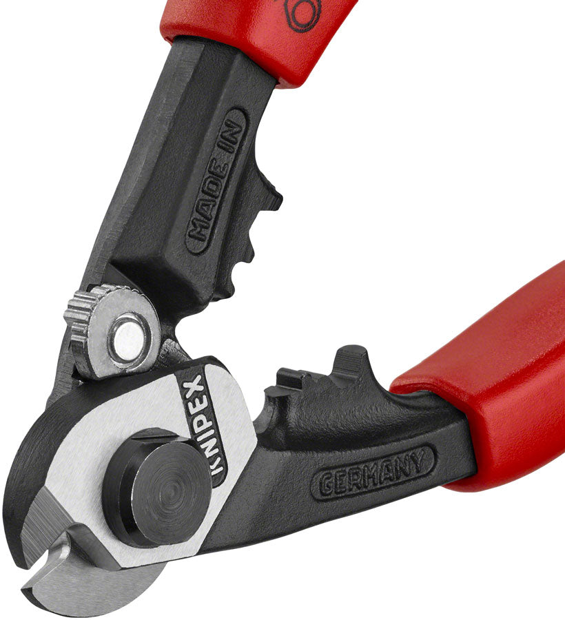 Knipex Wire Rope Shears - Burnished Forged Steel 7 1/2"