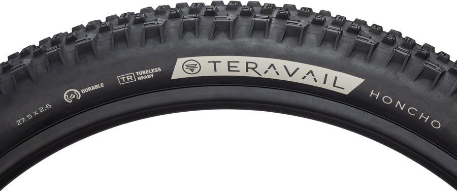 Teravail Honcho Tire - 27.5 x 2.6 Tubeless Folding Black Durable