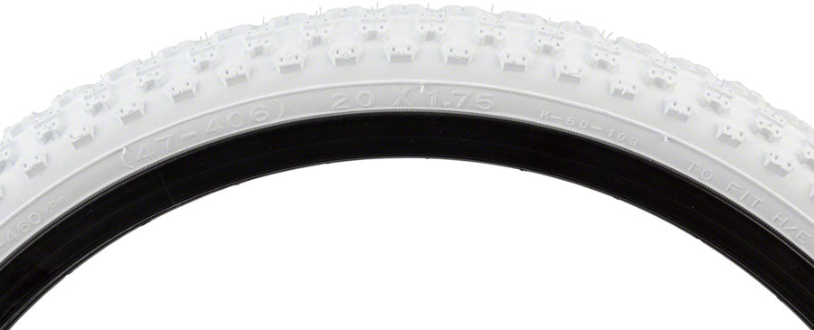 Kenda K50 Tire - 20 x 1.75 Clincher Wire White