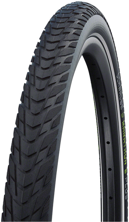 Schwalbe Marathon E-Plus Tire - 700 x 38 Clincher Wire BLK/Reflective Performance Addix SmartGuard