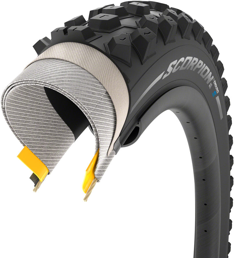 Pirelli Scorpion Enduro S Tire - 27.5 x 2.6 Tubeless Folding Black