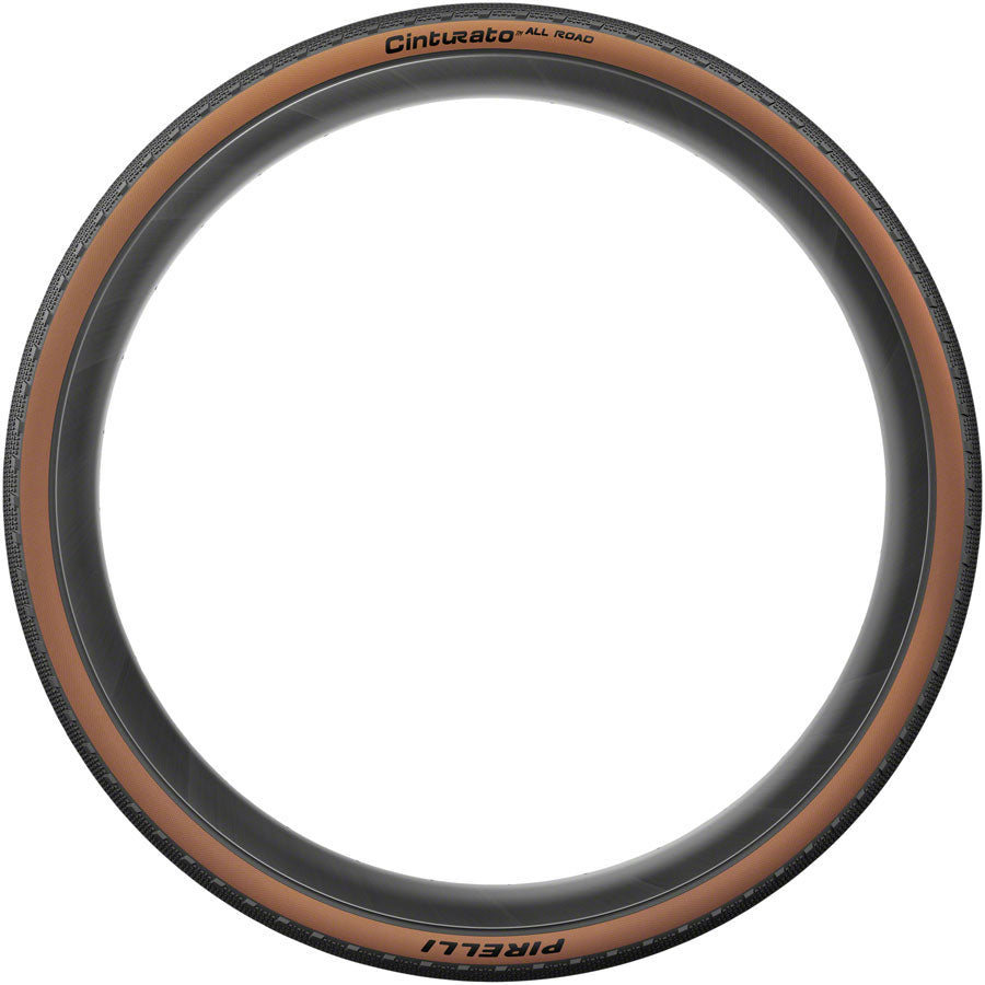 Pirelli Cinturato All Road Tire - 700 x 40 Tubeless Folding Classic Tan TechWALL+ Pro Gravel