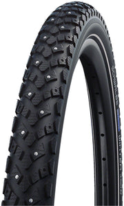Schwalbe Winter Tire - 700b x 38 / 28 x 1-1/2 Clincher Wire BLK K-Guard Winter 116 Studs