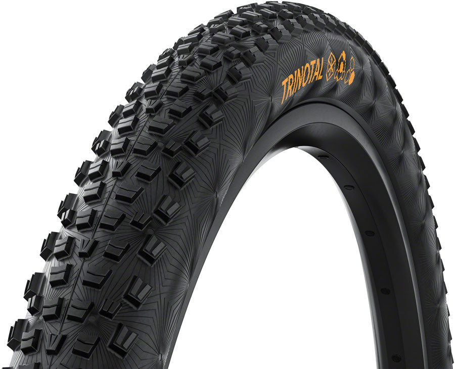 Continental Trinotal Tire - 27.5 x 2.20 Tubeless Folding BLK Grip Trail Casing E25