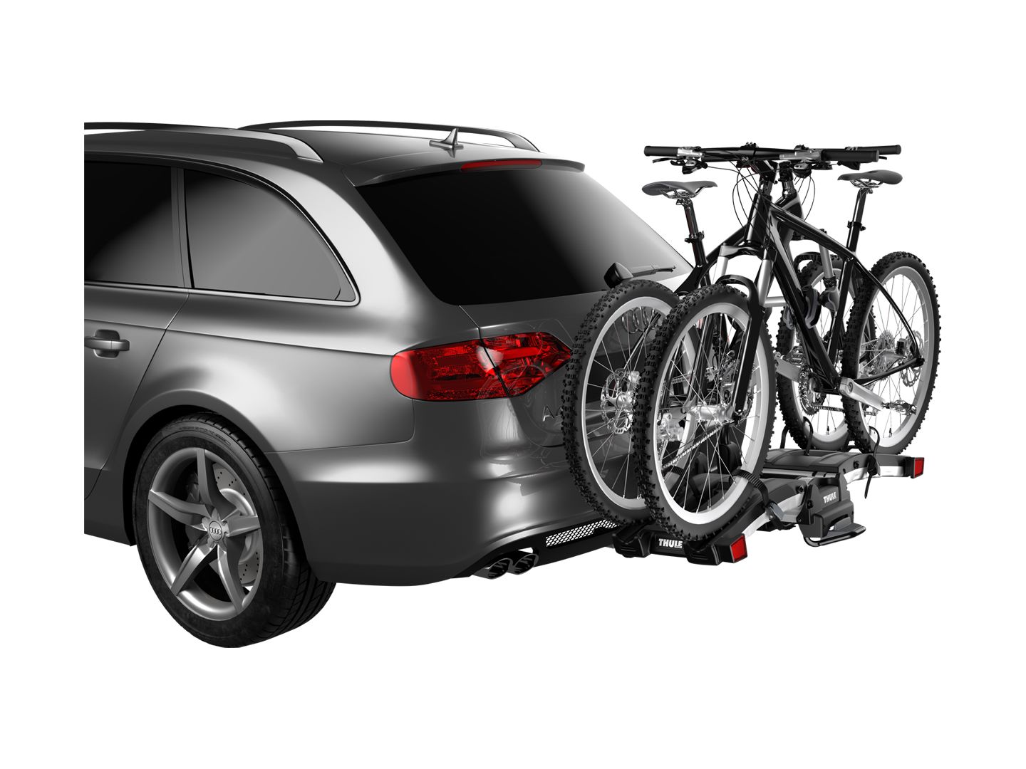 Thule EasyFold XT Hitch Bike Rack - 2-Bike 1-1/4" 2" Receiver Black